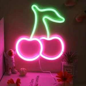 LED cherry neon sign